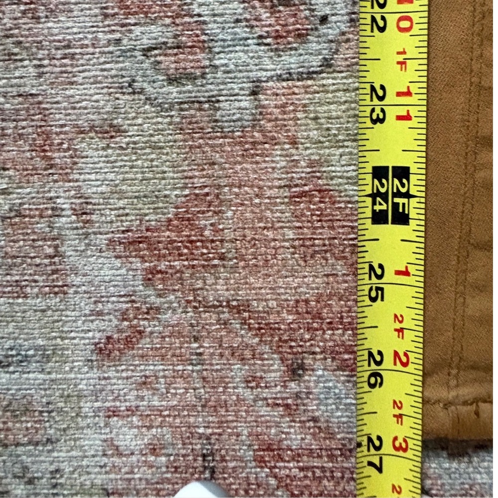 FRAME Le Crop Mini Boot Coated Jeans Tobacco Brown Size 25 - Picture 5 of 5